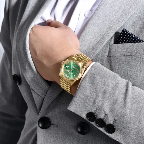 PAGANI DESIGN DD36 Gold Green V2 Men's Mechanical Watches Luxury Automatic Watch For Men 2024 New AR Sapphire glass Wrist watch - Image 3