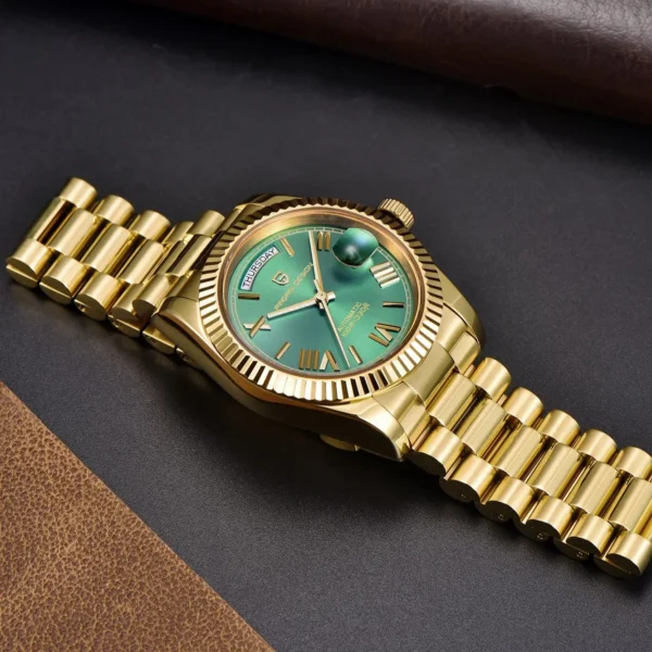 PAGANI DESIGN DD36 Gold Green V2 Men's Mechanical Watches Luxury Automatic Watch For Men 2024 New AR Sapphire glass Wrist watch - Image 2