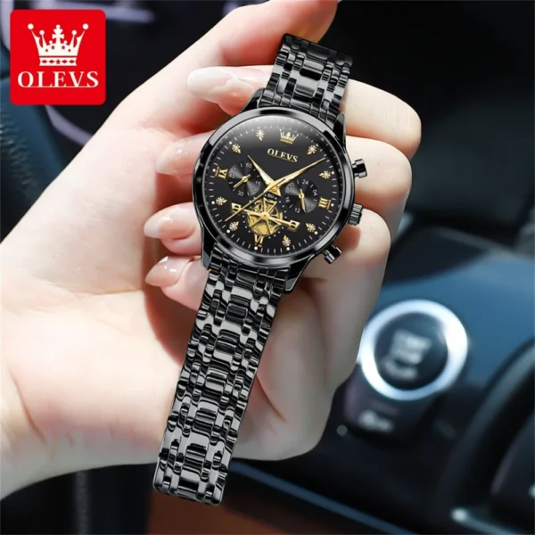 OLEVS Women's Watches Fashion Multifunction Original Quartz Watch for Ladies Waterproof Luminous 24 Hours Exquisite Gift Box Set - Image 7