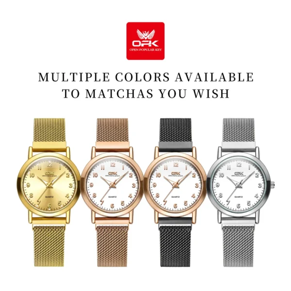 OPK 8115 Women Watch Original Simple Fashion Watch For Women Quartz Watch Waterproof Luminous Gifts For Women Frees Shipping - Image 6