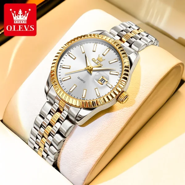 OLEVS 5593 Quartz Women's Watch Waterproof Luminous Scale Business Elegance Ladies Wristwatch Luxury Brand Watch for Women - Image 7