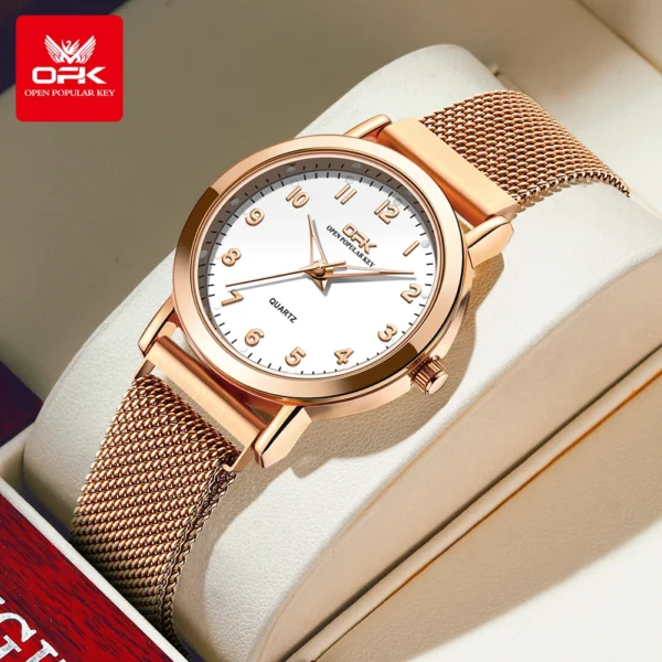 OPK 8115 Women Watch Original Simple Fashion Watch For Women Quartz Watch Waterproof Luminous Gifts For Women Frees Shipping - Image 8