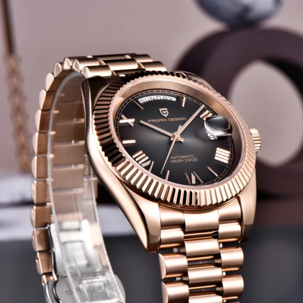 2025 New PAGANI DESIGN DD36 Man Watch Rose Gold Luxury Men Mechanical Watches Sapphire Mirror Automatic Watch For Men Waterproof - Image 4