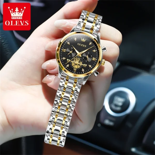 OLEVS Women's Watches Fashion Multifunction Original Quartz Watch for Ladies Waterproof Luminous 24 Hours Exquisite Gift Box Set - Image 11