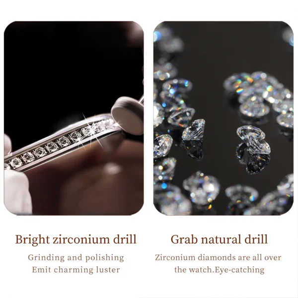 OLEVS 9943 Women Watch High end Luxury Rose Gold Diamond Waterproof Quartz Watch Brand Original Women Dress Watch Reloj Mujer - Image 3