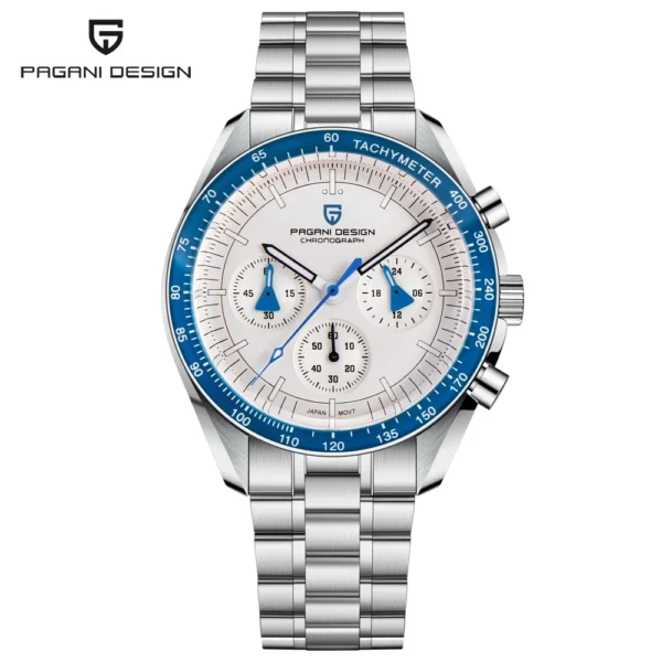 PAGANI DESIGN PD1701 Gold Luxury Men's Watches Quartz Wristwatches Chronograph VK63 Watch For Men AR Sapphire Mirror Clock Gifts - Image 12