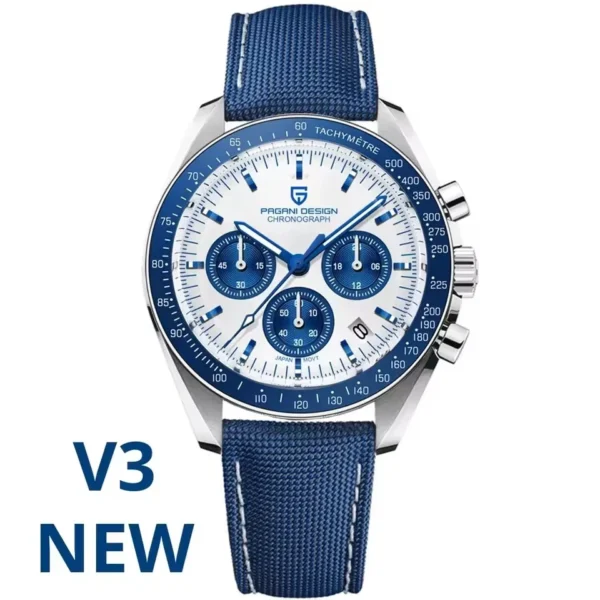 PAGANI DESIGN 2025 New Moon Men's Watches Luxury Quartz Watch Man Chronograph VK63 Men Gifts AR Sapphire Mirror Luminous Clock - Image 10