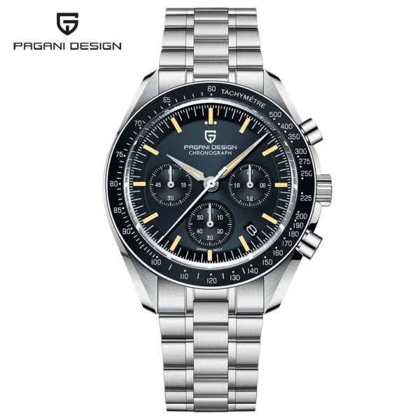 PAGANI DESIGN 2025 New Moon Men's Watches Luxury Quartz Watch For Men VK63 Chronograph AR Sapphire Mirror Ceramic Bezel Luminous - Image 22