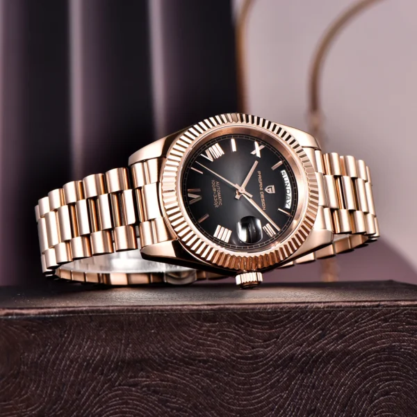 2025 New PAGANI DESIGN DD36 Man Watch Rose Gold Luxury Men Mechanical Watches Sapphire Mirror Automatic Watch For Men Waterproof - Image 3