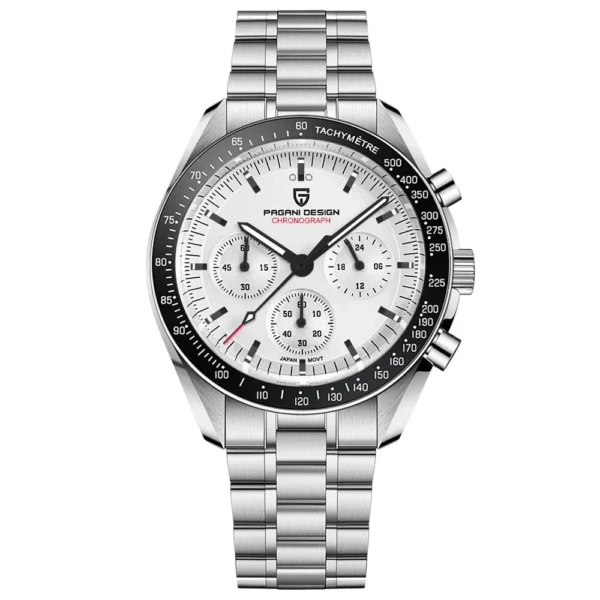 PAGANI DESIGN 2025 New Moon Men's Watches Luxury Quartz Watch For Men VK63 Chronograph AR Sapphire Mirror Ceramic Bezel Luminous - Image 15