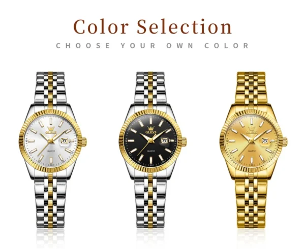 OLEVS 5593 Quartz Women's Watch Waterproof Luminous Scale Business Elegance Ladies Wristwatch Luxury Brand Watch for Women - Image 6