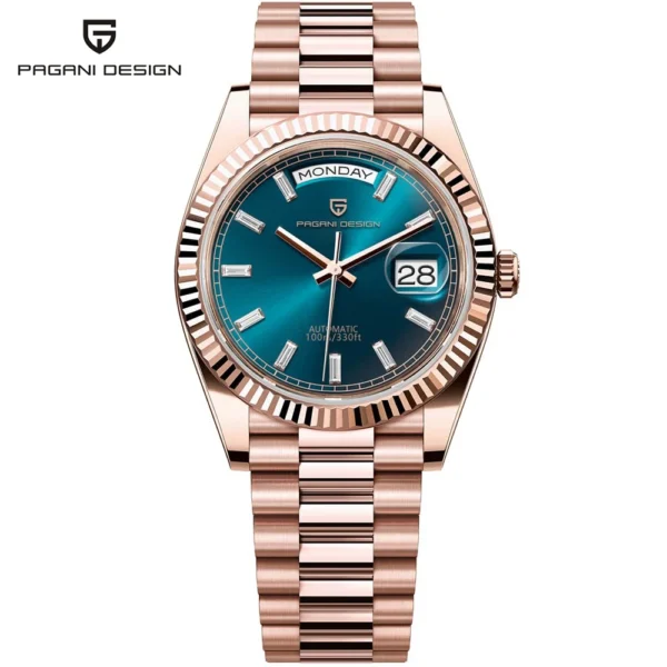 2025 New PAGANI DESIGN DD36 Man Watch Rose Gold Luxury Men Mechanical Watches Sapphire Mirror Automatic Watch For Men Waterproof - Image 10